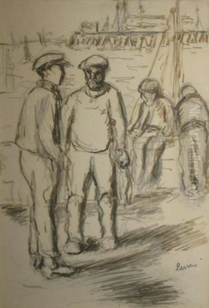 Discussion De Marins Sur Le Quai - view 1