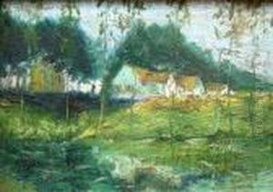 River Landscape by Maximilien Luce