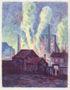 Hochofen by Maximilien Luce
