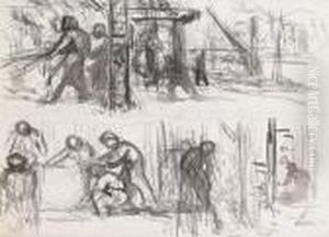 Charleroi, Les Acieries by Maximilien Luce