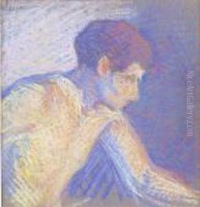 Jeune Homme Devant Le Four by Maximilien Luce
