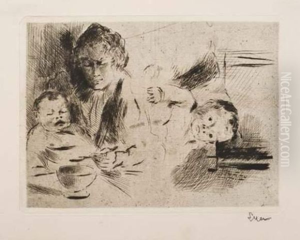 Etude, Mere Et Enfant - view 1