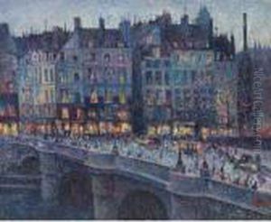 Le Quai Conti by Maximilien Luce