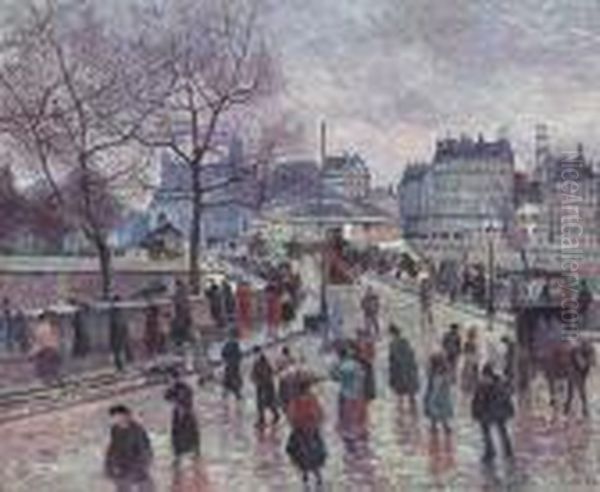 Paris, Le Pont De L'archeveche - view 1