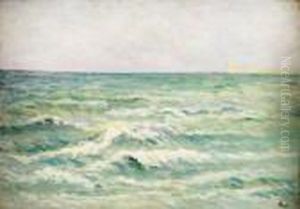 La Mer Au Large De Treport by Maximilien Luce