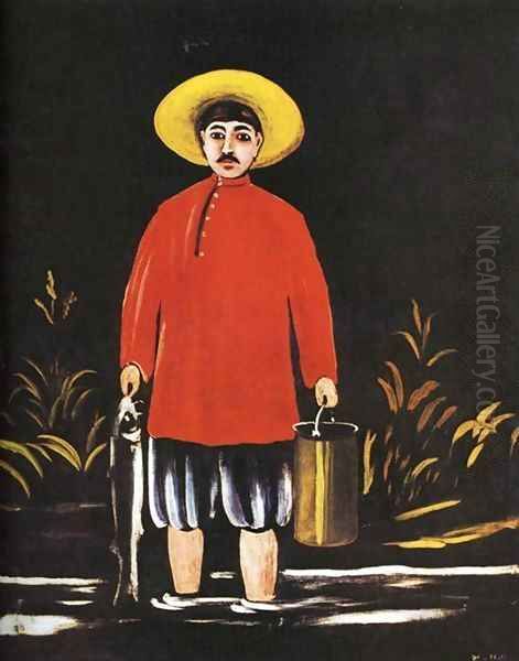 Fisherman in a Red Shirt - view 1
