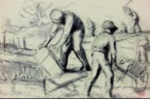 Les Tailleurs De Pierre by Maximilien Luce