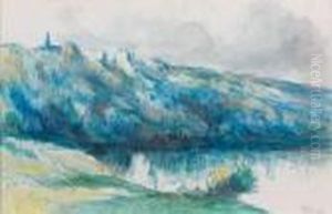 La Seine A Rolleboise by Maximilien Luce