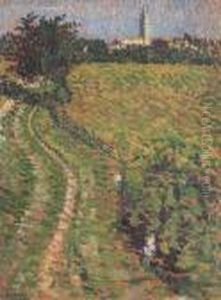 Le Chemin De Village by Maximilien Luce