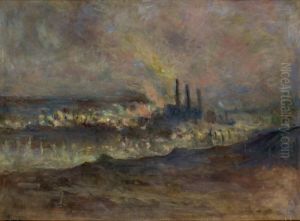 Les Usines De Couillet by Maximilien Luce