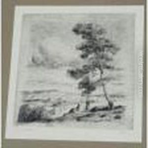 Paysage De Fontainebleau by Maximilien Luce
