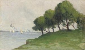 Le Boqueteau A Kermouster by Maximilien Luce