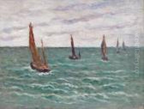 Les Regates Au Treport - view 1