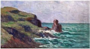 La Cote A Rotheneuf by Maximilien Luce