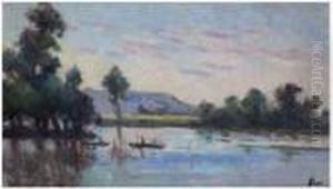 La Seine A Rolleboise by Maximilien Luce