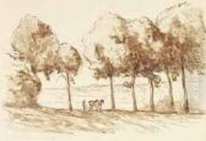 Route De Bonnieres by Maximilien Luce