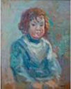 Portrait D Enfant by Maximilien Luce
