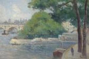 Les Bords De La Seine A Paris by Maximilien Luce