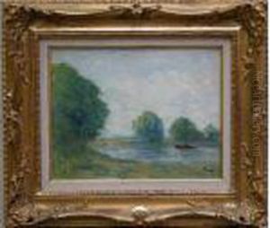 Bateau Sur L'eau by Maximilien Luce