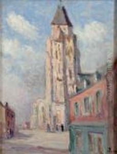 Le Clocher Au Treport by Maximilien Luce