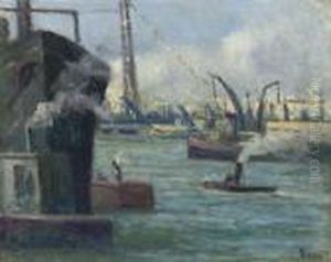 Le Port De Rouen by Maximilien Luce