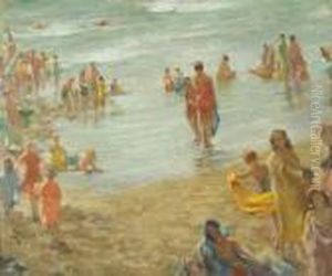 Summer Day At The Beach by Maximilien Luce