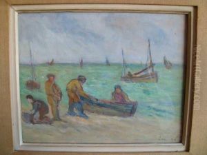 Le Retour De La Peche by Maximilien Luce