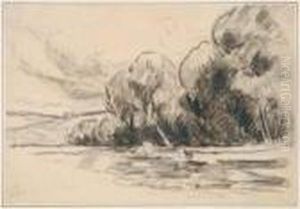 Les Arbres A Rolleboise by Maximilien Luce