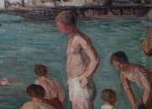 Badende by Maximilien Luce