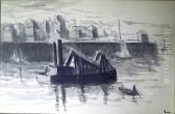 Le Port De Dieppe - view 1