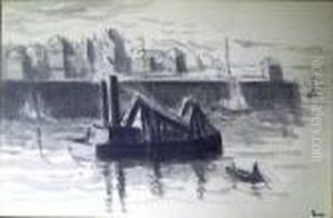 Le Port De Dieppe by Maximilien Luce
