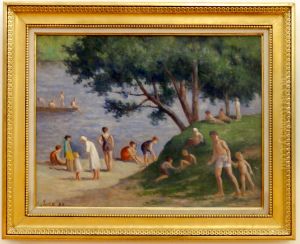 Mericourt, La Plage by Maximilien Luce