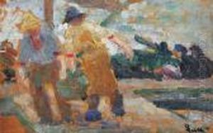 Les Travaux Des Champs by Maximilien Luce