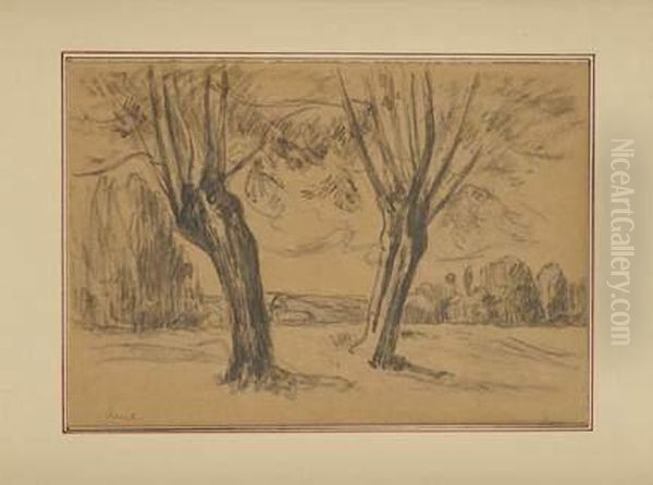 Environs D'auvers, Etude D'arbres - view 1
