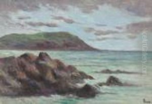 Rochers Pres De Saint-malo by Maximilien Luce