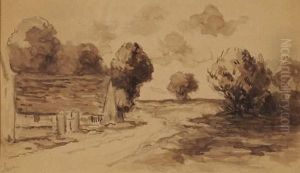 Ferme Dans Un Paysage by Maximilien Luce