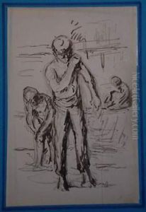 Baigneurs
Dessin A L'encre De Chine Et Crayon Noir, Signe En Bas Vers La Droite. by Maximilien Luce