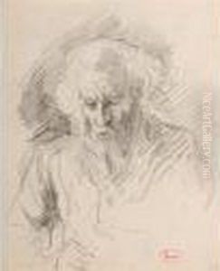Portrait D'homme Barbu by Maximilien Luce