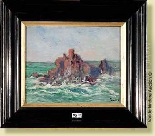 Le Trieux, Rochers Dans La Mer - view 1