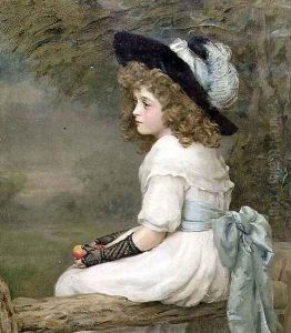 A Daughter of Eve, Pears Annual, Christmas, 1899 by Edward Patry