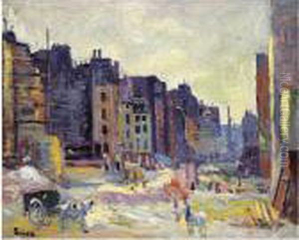 Le Percement De La Rue Reaumur - view 1