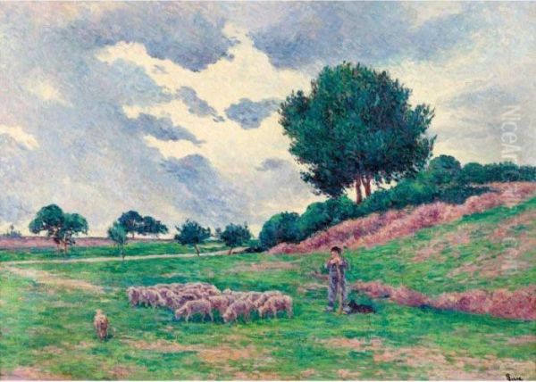 Mereville, Le Troupeau De Moutons - view 1