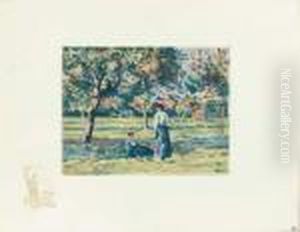 Environs De Gisors. 1897. by Maximilien Luce