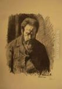 [portrait D'edouard Vuillard]. Vers 1900.