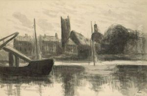 Canal A Saint-omer by Maximilien Luce