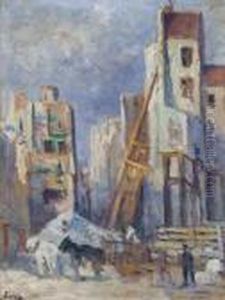 Chantier De Demolition, Rue Reaumur by Maximilien Luce