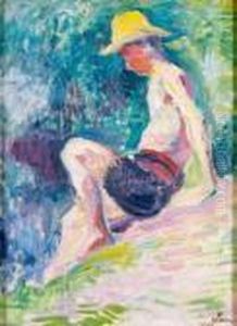 Jeune Baigneur by Maximilien Luce