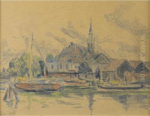 Bords De Riviere by Maximilien Luce