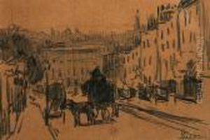Rue Animee by Maximilien Luce