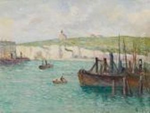 La Falaise Et L'eglise De Mers-les-bains